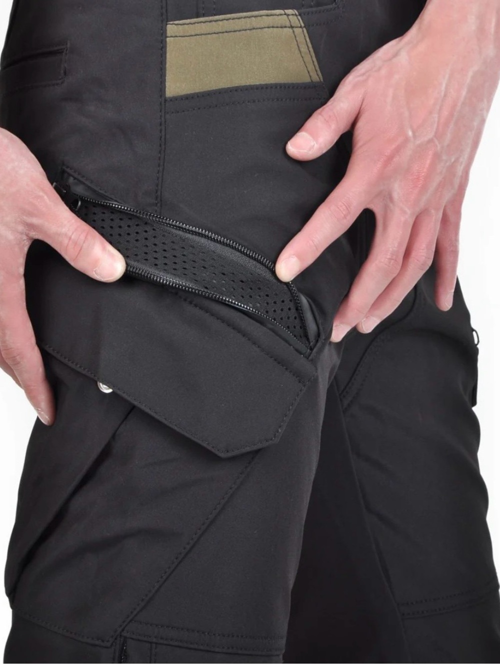 EKON Road Armor Men’s Black Riding Pants Set - Picture 10 of 15